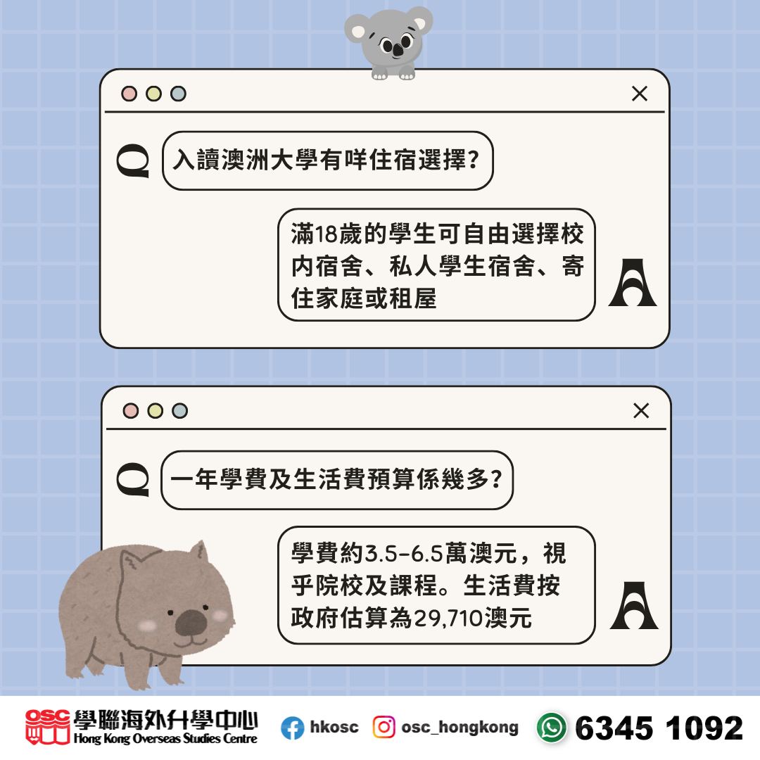 【澳洲大學Q&A】最常見10大問題解答!