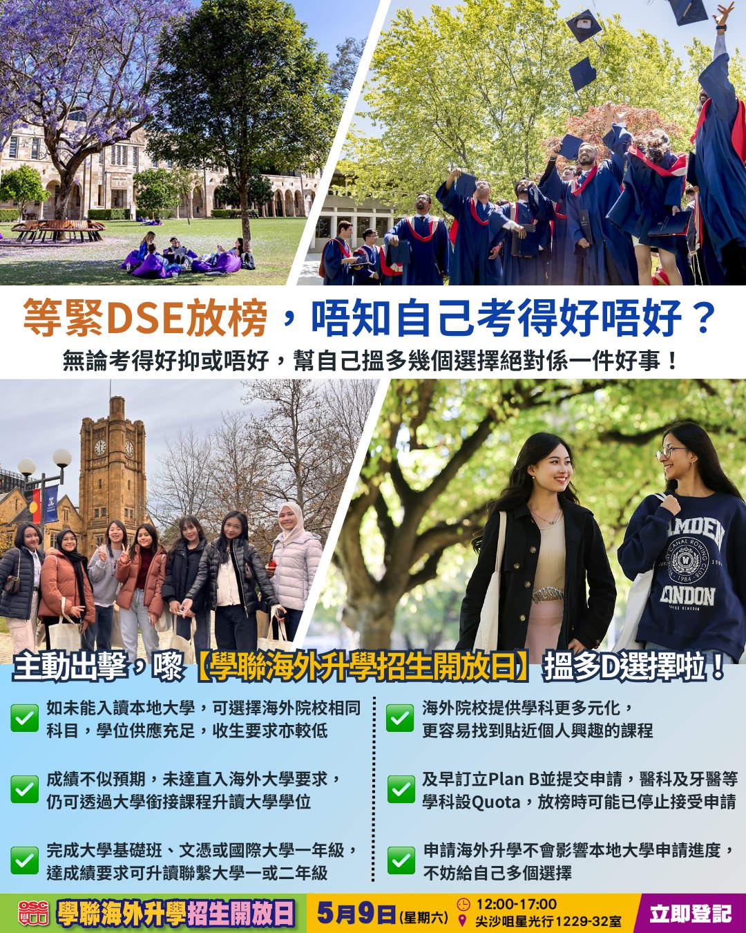 DSE 放榜前的關鍵部署：為何海外升學是您不容忽視的黃金「Plan B」？