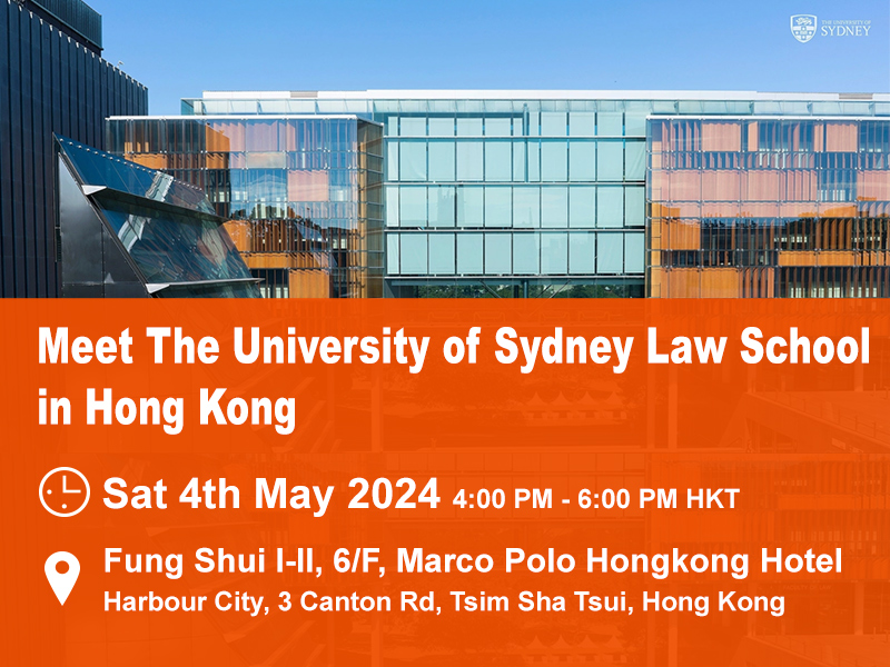 Meet The University of Sydney Law School in Hong Kong